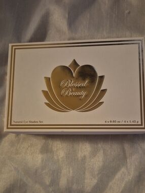 Natural Eyeshadow Set — Gold & White